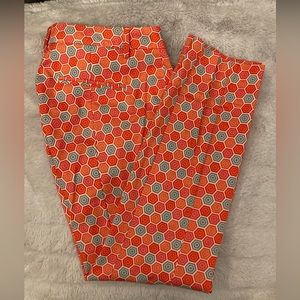 Never Worn GAP Orange Slim Cropped Pants, sz 2